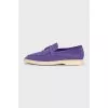 Purple Summer Charms Walk Suede Loafers