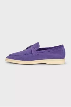Фиолетовые лоферы Summer Charms Walk из замши 