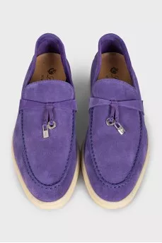 Фиолетовые лоферы Summer Charms Walk из замши 