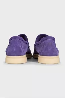 Фиолетовые лоферы Summer Charms Walk из замши 