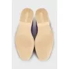 Purple Summer Charms Walk Suede Loafers