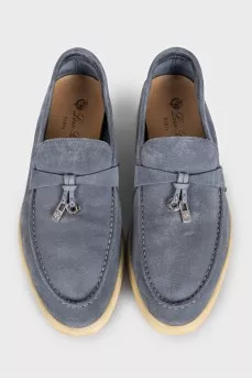 Summer Walk grey suede loafers