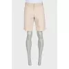 Men's straight-cut shorts with a zipper