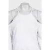 Loose long sleeve top with open shoulders