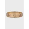 Love ring in yellow gold