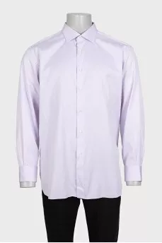Men's straight pink shirt