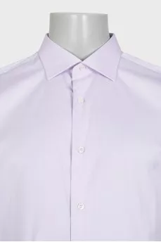 Men's straight pink shirt