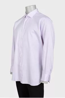 Men's straight pink shirt