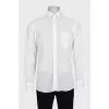 Men's straight-cut linen shirt