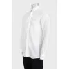Men's straight-cut linen shirt