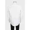 Men's straight-cut linen shirt