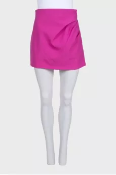 Pink fitted wool suit