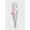 Lace top and skirt suit