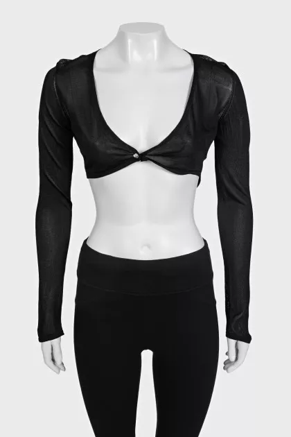 Black translucent top