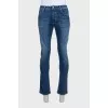 Men's straight-fit jeans with logo
