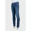 Men's straight-fit jeans with logo