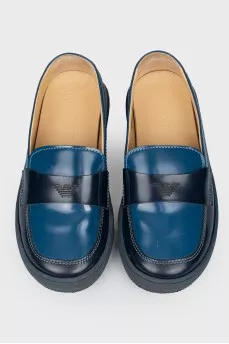 Blue children's loafers