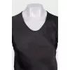 Black T-shirt with raw edges