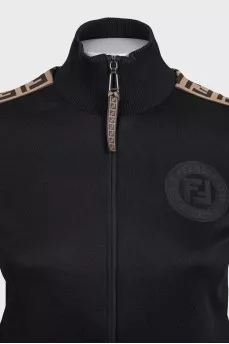 Sports jacket with a branded logo