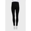Black high-waisted jeans