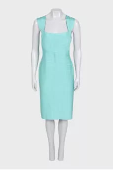 Light blue fitted dress with tag
