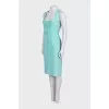 Light blue fitted dress with tag
