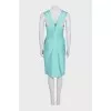 Light blue fitted dress with tag