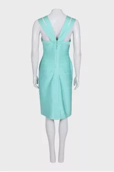 Light blue fitted dress with tag