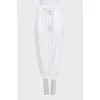 White tracksuit with a cropped jacket