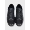 Men's sneakers with signature canvas inserts
