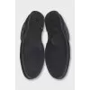 Men's sneakers with signature canvas inserts