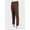 Men's brown wool trousers