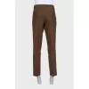 Men's brown wool trousers