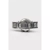 Metal silver clock