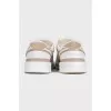 New Roma men's beige sneakers