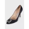 Hangisi crystal-embellished shoes