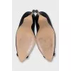 Hangisi crystal-embellished shoes