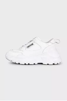 White Speedtrack sneakers