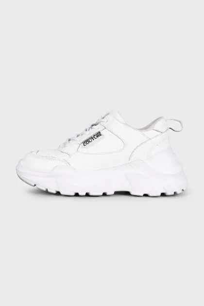 White Speedtrack sneakers