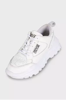 White Speedtrack sneakers