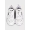 White Speedtrack sneakers