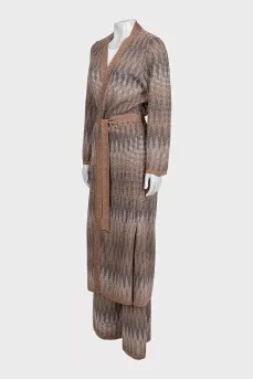 Set of cardigan and pants