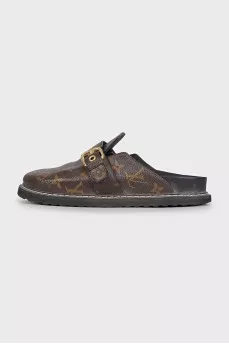 Коричневі сабо LV Cosy