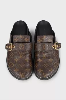 Коричневі сабо LV Cosy