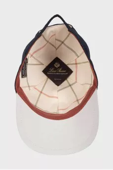 Blue cap with logo