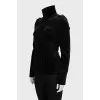 Velvet fitted jacket