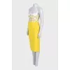 Yellow dress with patch pockets