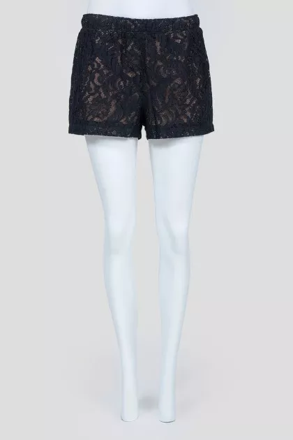 Lace mini shorts