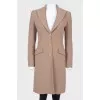 Beige fitted coat