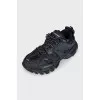 Men's black Track sneakers